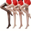 FULL CHECK Garter Stockings, Simple Tie High Stockings, Set of