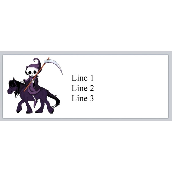 Premium Labels 30 Personalized Address Labels Halloween (C 72)