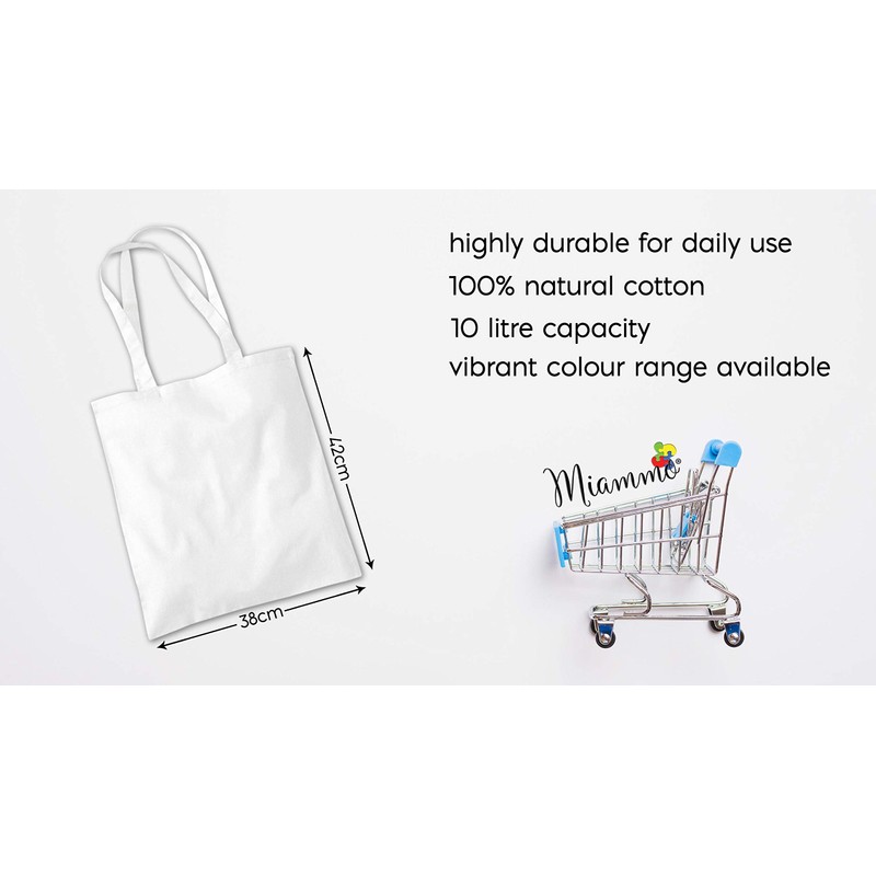Miammo Start small grow tall [CM17PMR] positive statement tote shopping