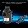 Brushless Water Pump DC12V 16.4ft Lift Height I68 Waterproof Low