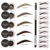 Eyebrow Stamp Stencil Kit Eyebrow Pomade Waterproof Eye Brow Stamping