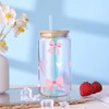 8 Sheets Bow Theme UV DTF Cup Wrap Transfer for