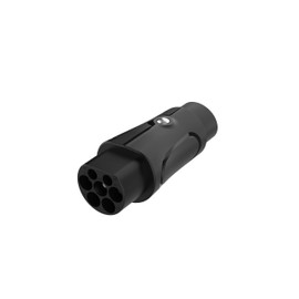 Cord Type 1 to Type 2 EV Charging Cable Adaptor 7.4kW, Black