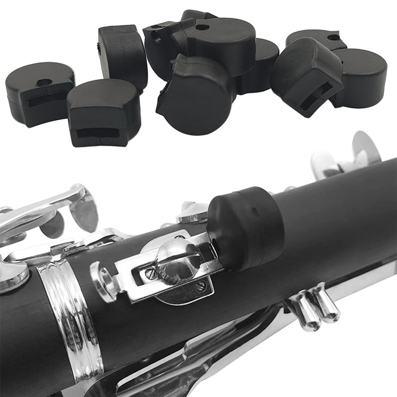 12 Pack Rubber Clarinet Thumb Rest Cushion Protector Fit for
