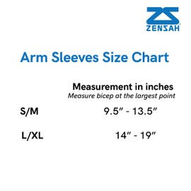 Zensah Compression Arm Sleeves - Sun, UV Protection, Thermal Regulating Sleeve, Made in USA (White, Large/X-Large)