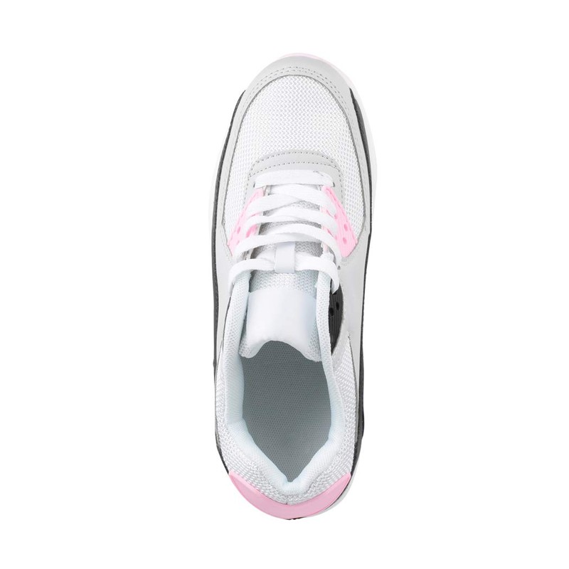 Elara Chunkyrayan Unisex Trainers for Sports and Running - Grey