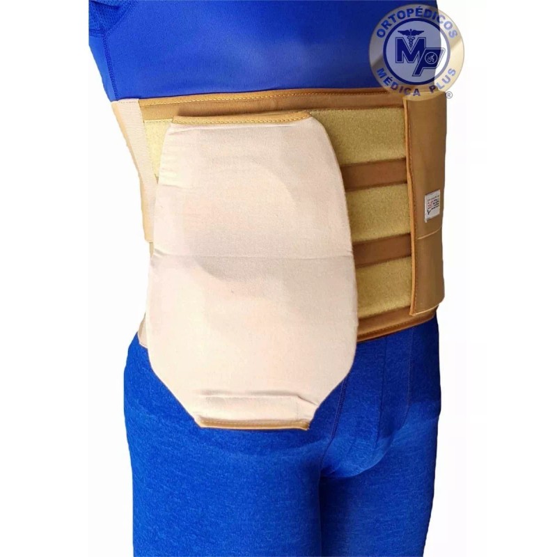 Ortopedicos Medica Plus 20cm Faja Para Colostomia Ileostomia + Funda