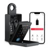 Smart Fingerprint Lock Box for Keys with Code, Wireless Remote