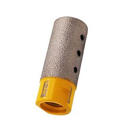 HIGHDRIL Diamond Milling Bit for Enlarging and Shaping Hole,Diameter 25MM (1") Dry Drilling Core Bit for Porcelain,Hard Ceramic,Granite and Marble