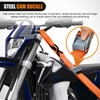 Nilight Motorcycle Tie Down Straps 1.5”×8’ Heavy Duty Cambuckle with