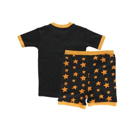 Lazy One Short-Sleeved Summer Pajama Set for Girls and Boys, Kid Pajama Set, Nature, Camping, Outdoors (Dream Under The Stars, 3T)