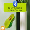 Maíz Bocina Bluetooth/radiofm/am/swusb/tf Card Forma De Aguacate Color Rosa