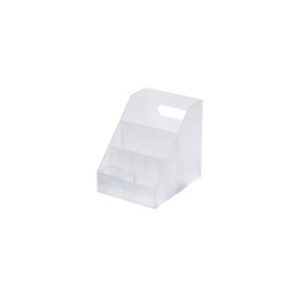 like-it MX-01 Storage Box, Entrance Storage, Geta Box, Organizer Stand, White (Opaque), Width 10.2 x Depth 13.8 x Height 7.3 inches (14.5 x 18.5 x 18.2 cm), Made in Japan, Folding Umbrella,