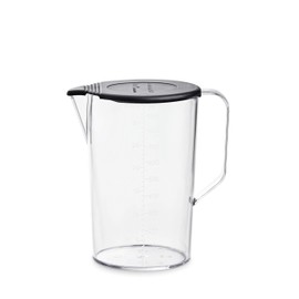 Vorgeschlagener Wert – bamix Jug Accessory, 1 l Measuring Jug, Heat Resistant, Plastic, BPA Free, with Lid, Handle, Measurements, Transparent, Dishwasher Safe