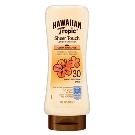 Hawaiian Tropic Sheer Touch Broad Spectrum Sun Care Lotion, SPF 30, 8 Fluid Ounce