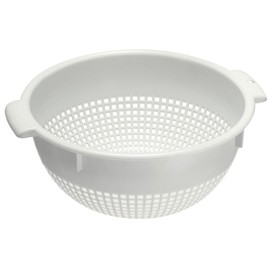 Westmark 21262211 Colander / Strainer with Recessed Handles and Attachment Pegs, Plastic, White