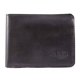 Big Skinny Big Skinny Men's L-Fold Passcase Leather Slim Wallet, Holds Up to 30 Cards, Black