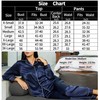 LONXU Women‘s Satin Pajamas Set Gray S