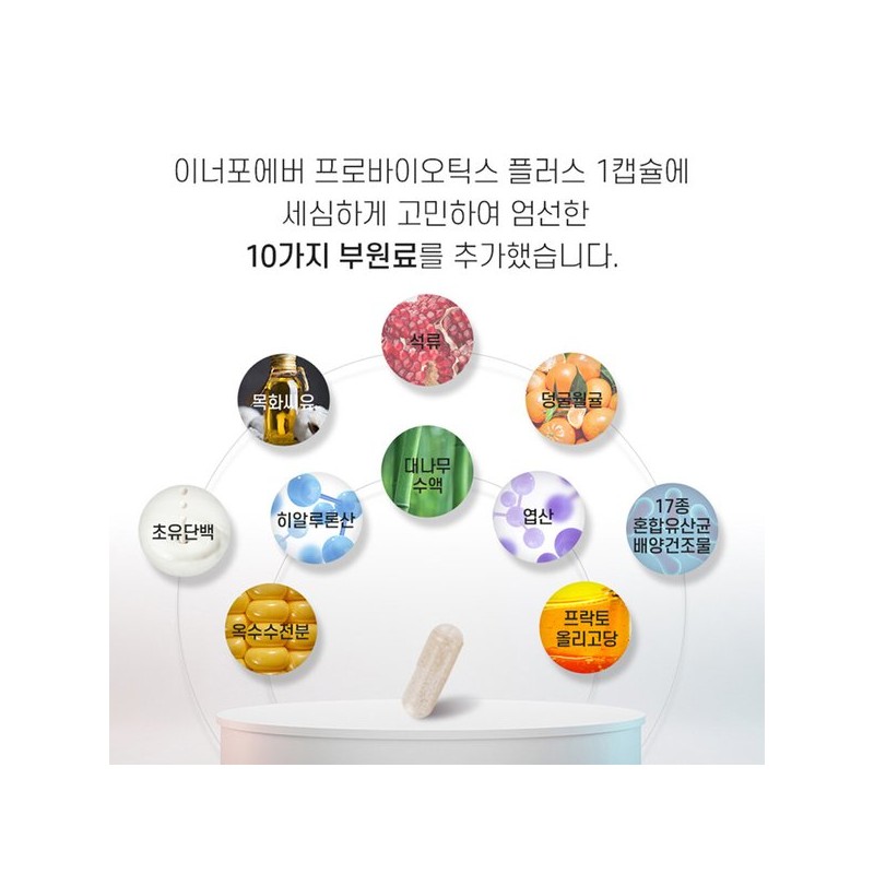 질유래 프로바이오틱스 모유유래 유산균 500mg x 30캡슐 Probiotic Milk-Derived Lactobacillus
