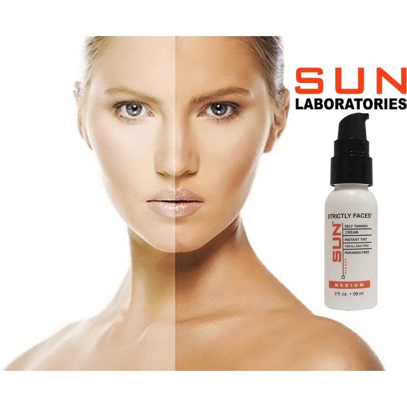 Sun Laboratories By Giesee Face Self Tanner Medium: Facial Self