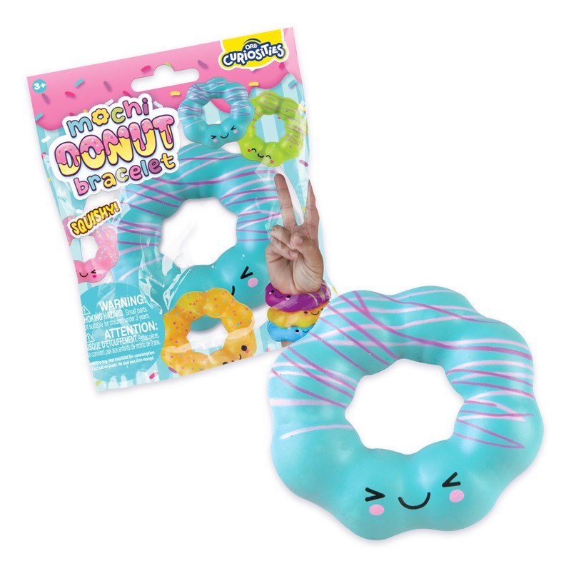 ORB Curiosities Mochi Donut Bracelet 3 Pack - Stretch, Squish,