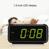 Electronic Table Digital Alarm Clock Desktop LED Display Snooze Function