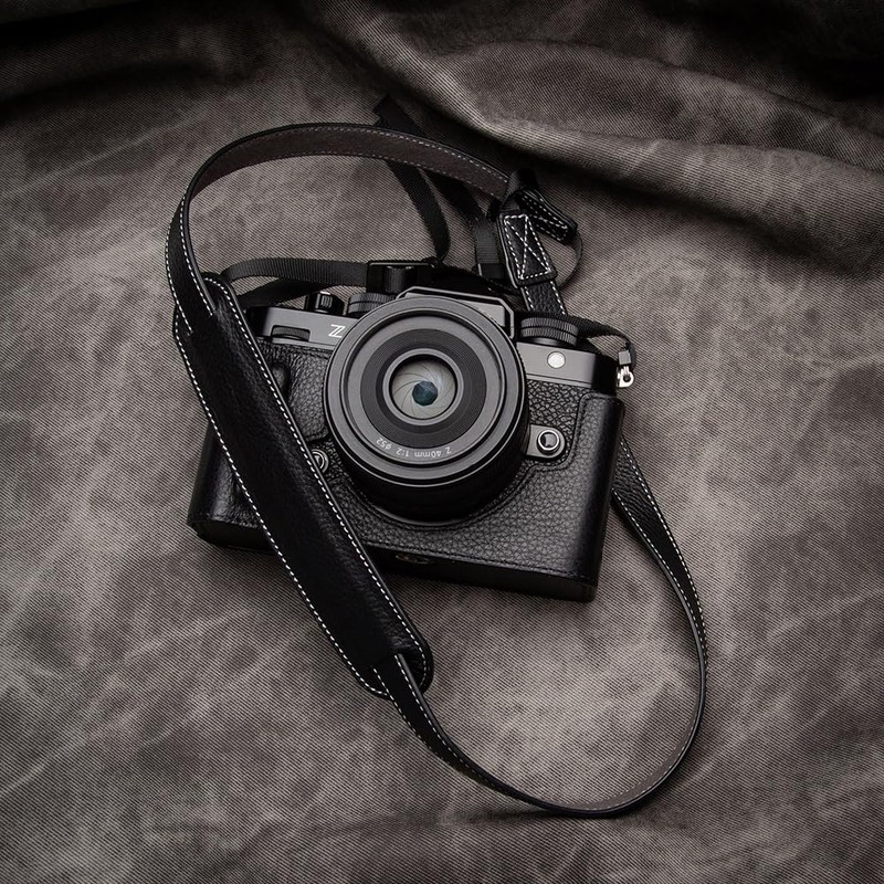 DBZZ Handcrafted Vintage Half-Wrap Camera Protector Genuine Leather Camera Case