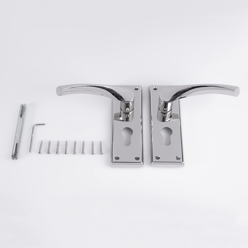 Carlisle Brass Serozzetta Venti Lever On Backplate - Euro 47.5mm