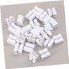 iplusmile 150 Pcs Spring Wire Connectors Gutter End Caps Lamp