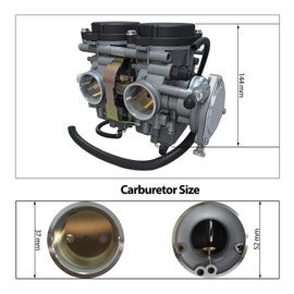 Carburetor Replacement for Yamaha Raptor 660 660R YFM660 YFM660R ATV Quad 2001-2005 | Replaces 5LP-14900-00-00 5LP-14900-20-00 5LP-14900-30-00