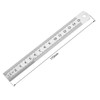 sourcing map Straight Ruler 15cm 6 Inch Stainless Steel Measuring