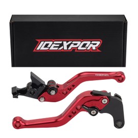 IDEXPOR Motorcycle Brake Levers Clutch Brake Lever Handle CNC Adjustable Short Compatible with YZF R1 99-01