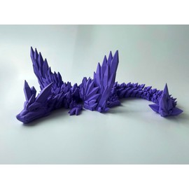 Big Purple Winged Premium Dragon