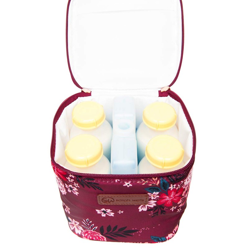 Sarah Wells Cold Gold Breastmilk Cooler Bag with Ice Pack