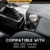 CNNELL Center Console Cup Holder Compatible with Chevy Colorado 2004-2012/Fit
