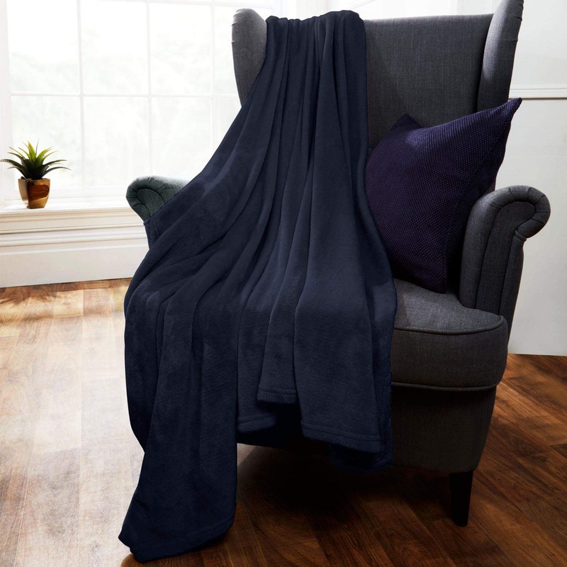 Brentfords Super Ultra Soft Flannel Fleece Blanket Throw Over Large