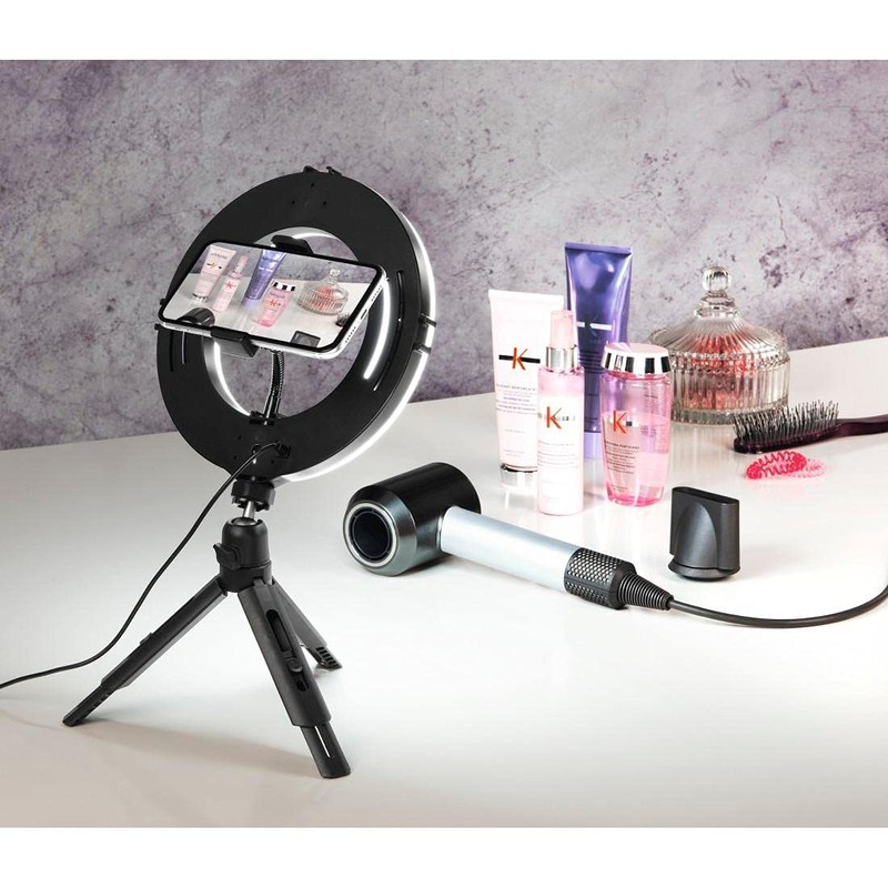 Hama "Spotlight Smart 80" LED Ring Light, Set for Smartphones