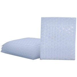 [Made in Japan] Sakura Pack Air Cap Bags, Small Size (Set of 50) (4.7 x 4.7 inches (120 x 120 mm) + Lid Included, Triple Layer Product, Packaging, Cushion Bag, Packing