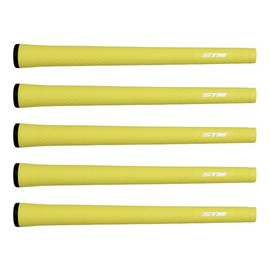 【5-Piece Set】 STM(エスティーエム) Grip M-2 M60 with Back Line, 50g±1g, Genuine Item (YELLOW)