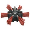 100 mm professional nylon brush, nylon star brush, grinding brush,
