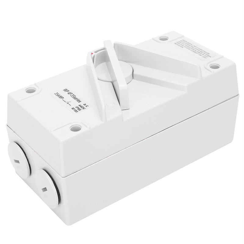 Waterproof Isolation Switch 3‑Phase 4‑Stage Dustproof Manual Industrial SuppliesCF-4P35A