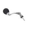 Fishing Reel Handle, Square Shaft Replacement Spinning Handle, EVA Reel Knob Power Handle Arm Grip (M)