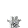 Angel Angel Couple with Heart Matte White