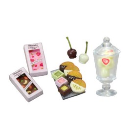 Rement Petit Sample Chocolaterie Re-Ment Miniature Doll Furniture - Sweet And Sour Fruit Chocolate