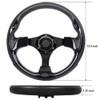 Universal EZGO Steering Wheel with Black Aluminum Frame Golf Cart