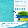 AIDEA Microfiber Cleaning Cloth, 100PK, Soft Absorbent Rags, Microfiber Towels