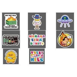 8 Pcs Cute Funny Badge Reel Retractable Nurse Accessories Bulk Fun Medical Healthcare Nursing Badge Holder This is Fine Alien Dog Duck Badge Clip Social Worker Doctor RN CNA LPN ID Card Gifts