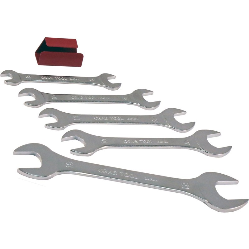 CRAB TOOL GS-500 Ultra Thin Spanner, 5 PCS