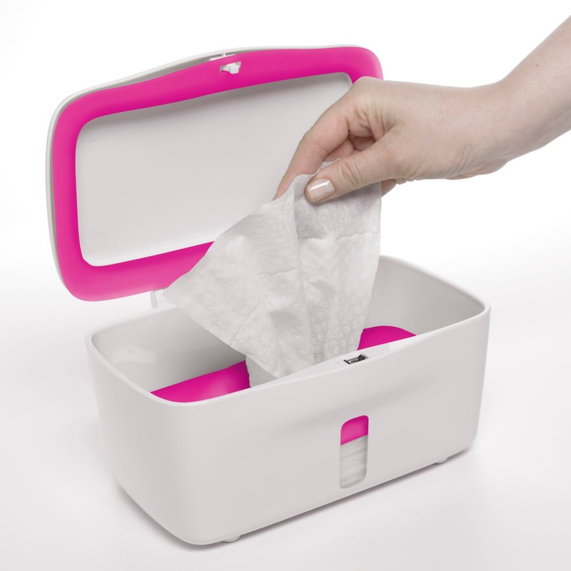 OXO Tot Perfect Pull, Dispensador para Toallitas Húmedas, Rosa