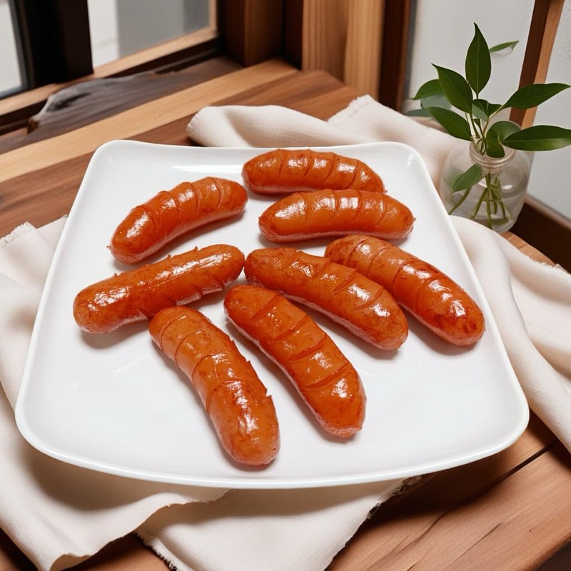 8 Pcs Simulated Food Props - Fake Hot Dog, Lifelike